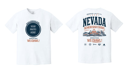 Nevada Senior Bar Crawl T-Shirts - LATE TO THE PARTY